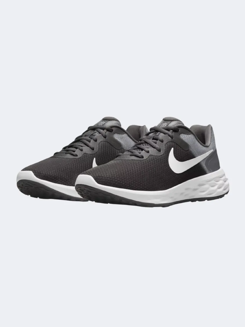 Nike Revolution 6 Men Running Shoes Grey/White