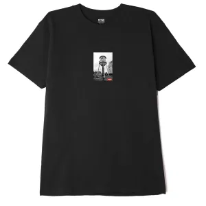 Obey Water Tower Photo T-Shirt - Black