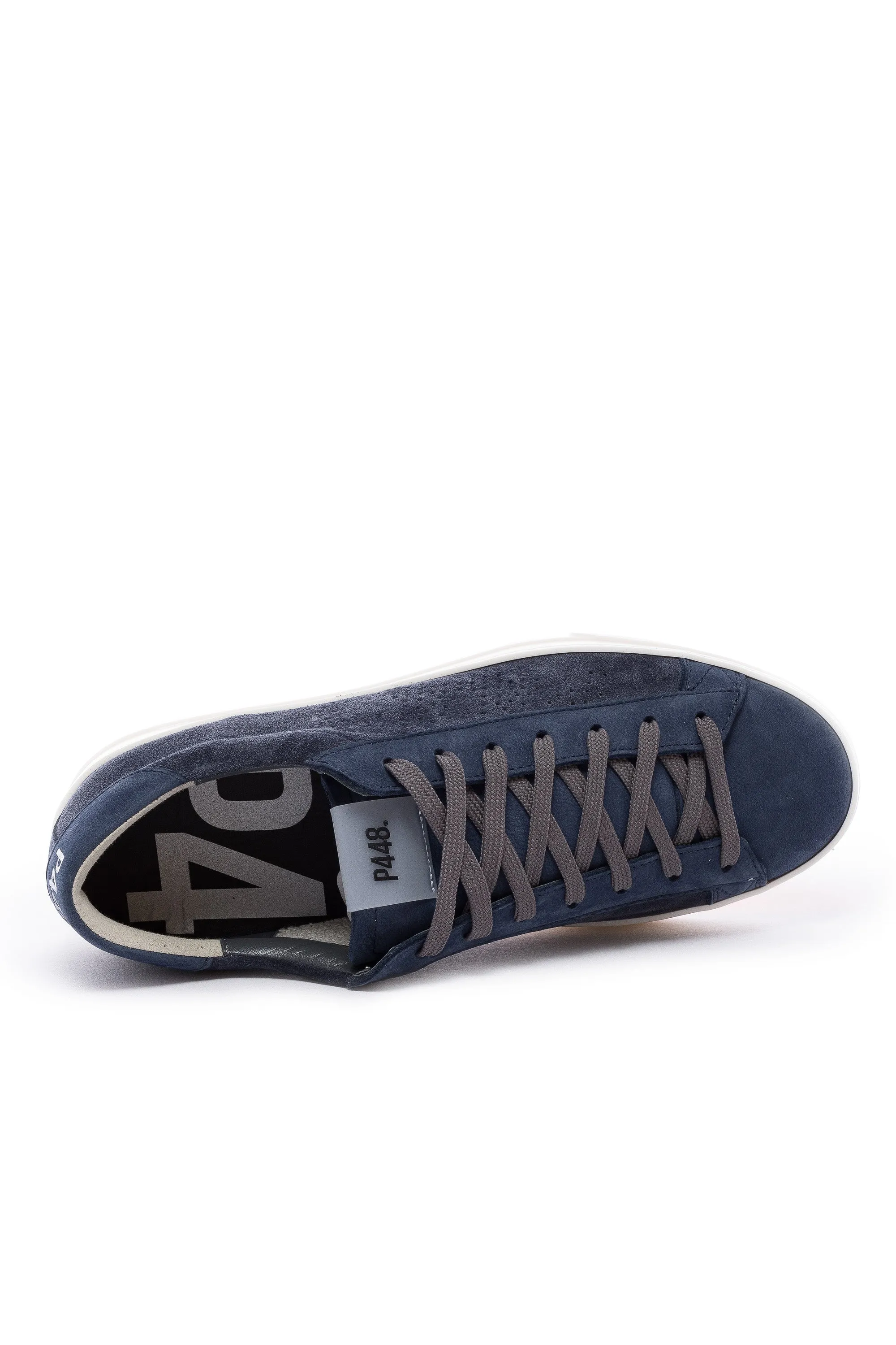 P448 Men's Jack Navy/Jeans Suede Sneaker | Navy/Jeans | Clearance Final Sale