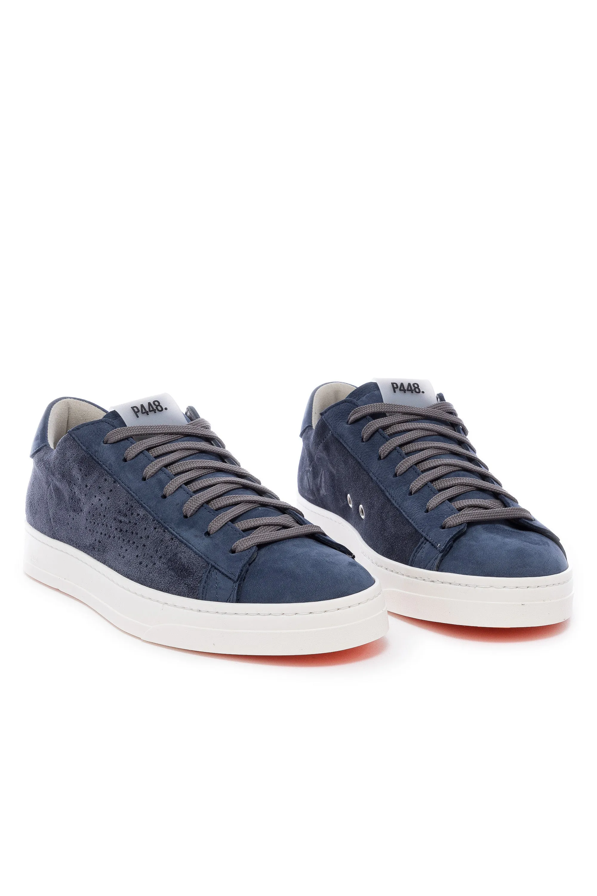 P448 Men's Jack Navy/Jeans Suede Sneaker | Navy/Jeans | Clearance Final Sale