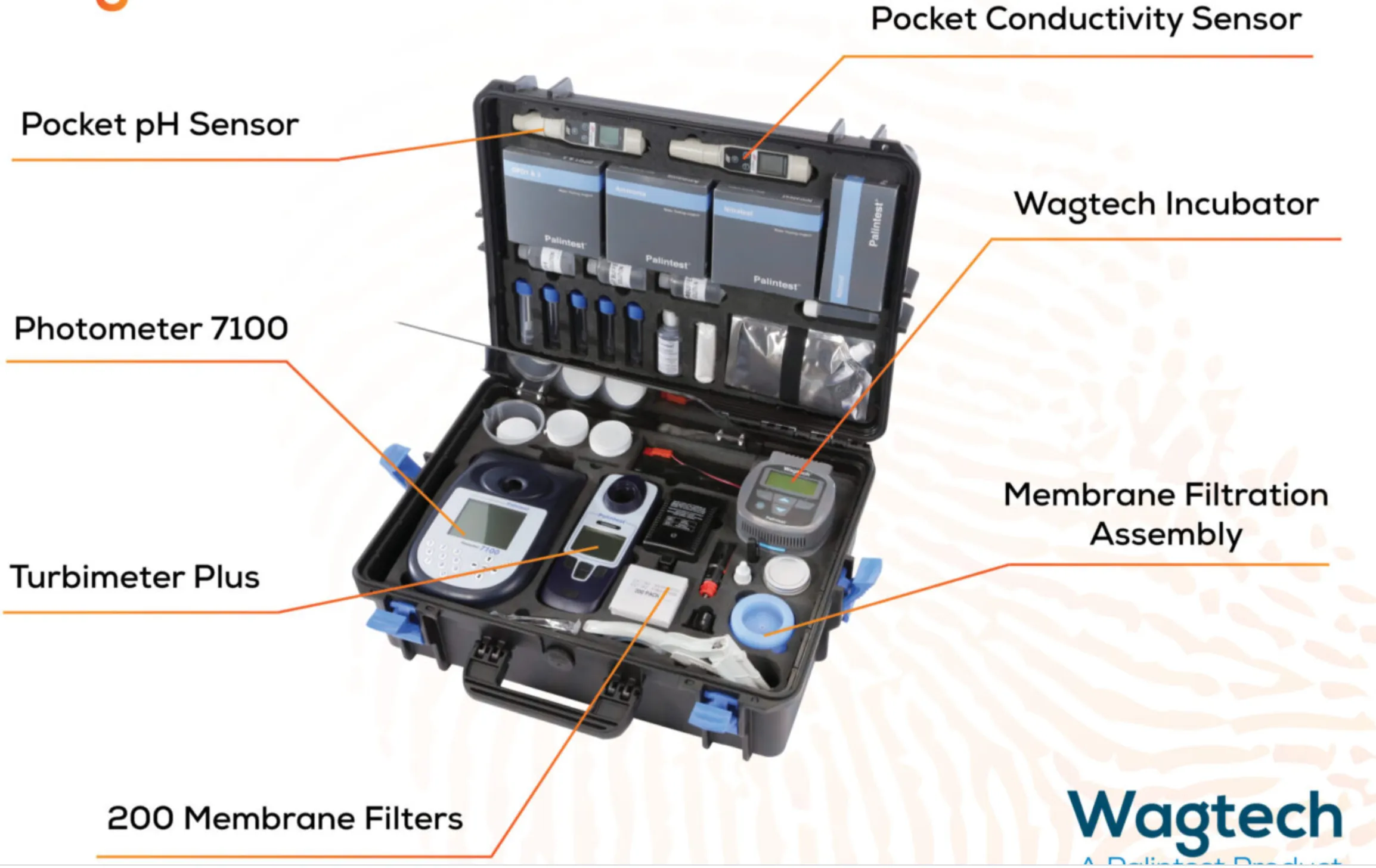 Palintest Potatech  PTW10480 Intermediate Portable Water Quality Laboratory