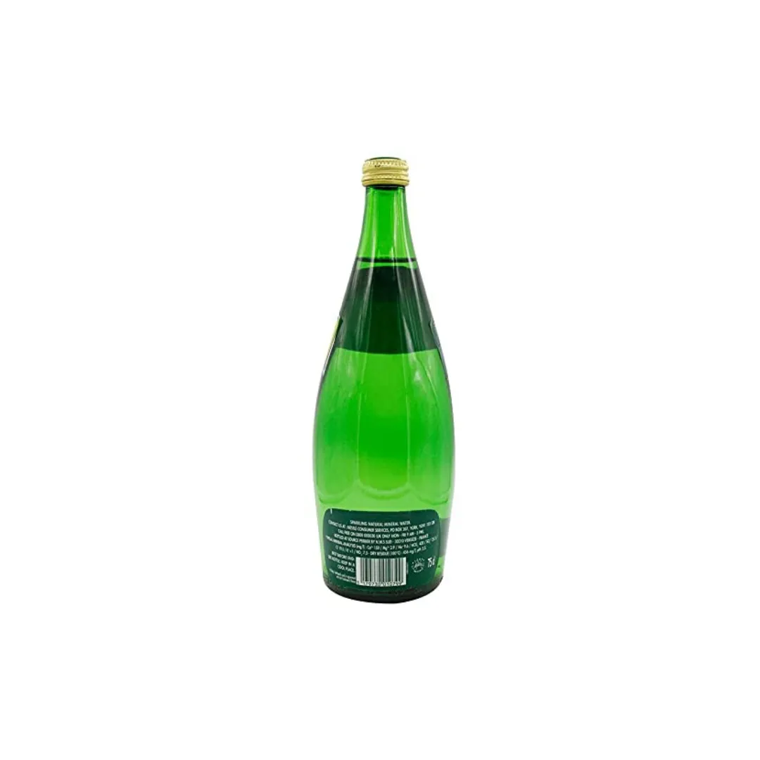 Perrier Sparkling Mineral Water 750ml (Pack of 4) – Refreshing Elegance in Glass