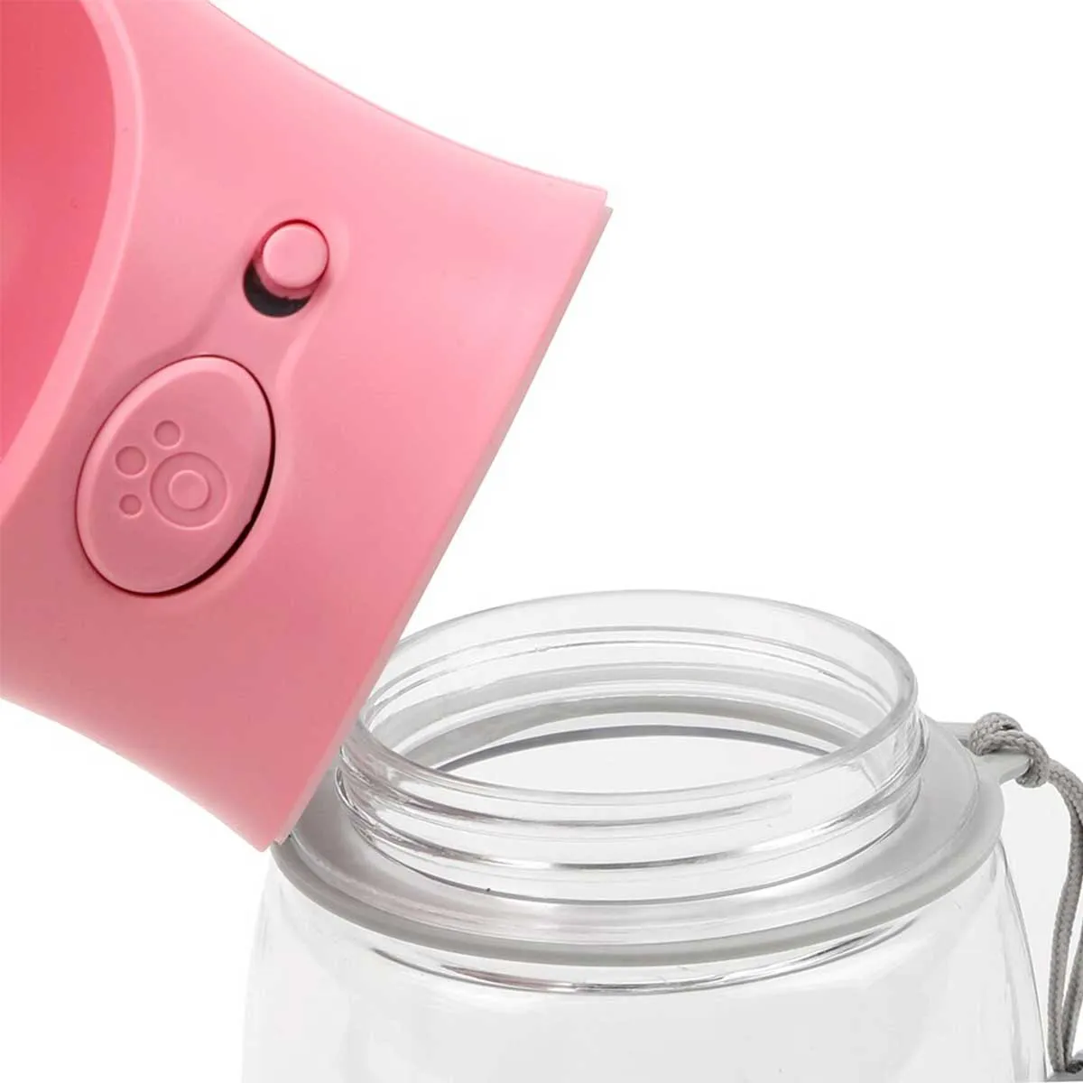 Portable Dog Water Bowl in Pink