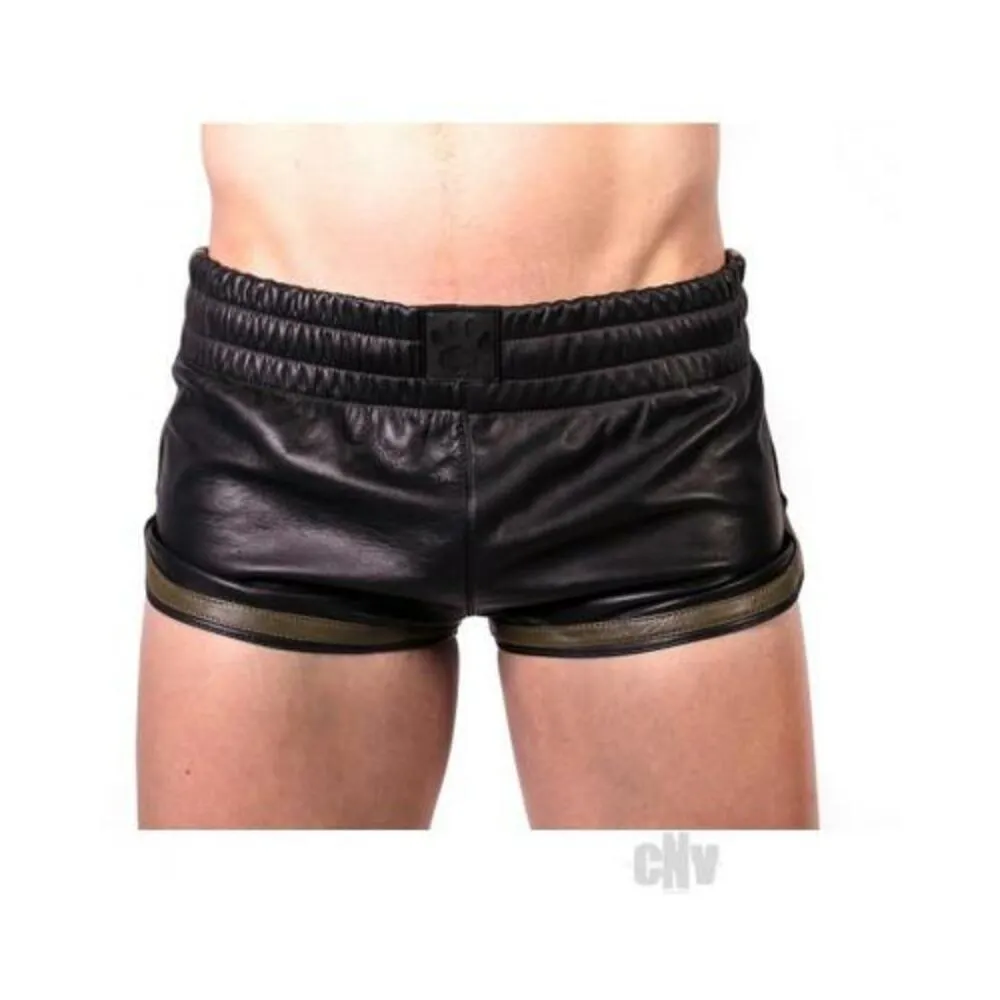 Prowler Red Leather Sport Shorts Grn Xl