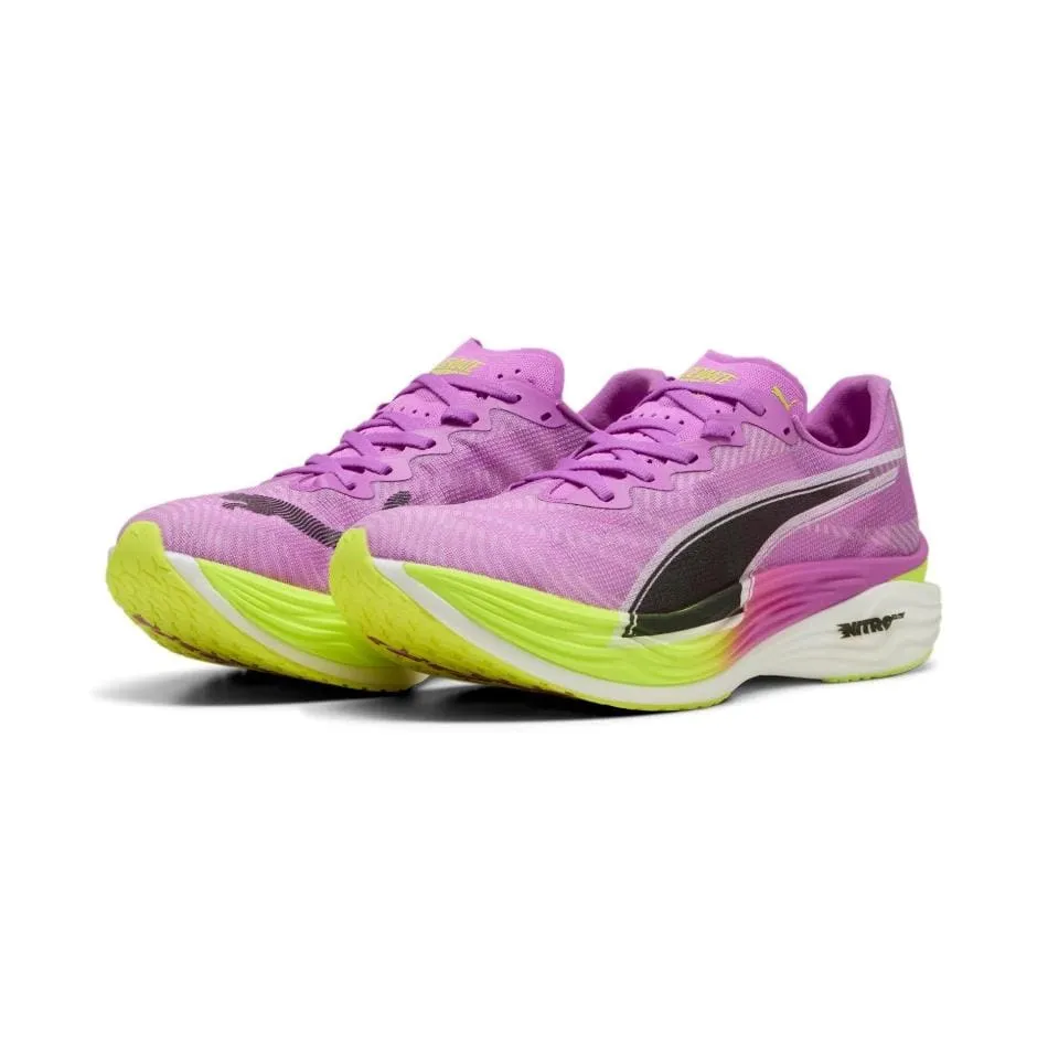 Puma Men's Deviate NITRO Elite 3 Running Shoes in Pure Magenta/Yellow Alert SS25