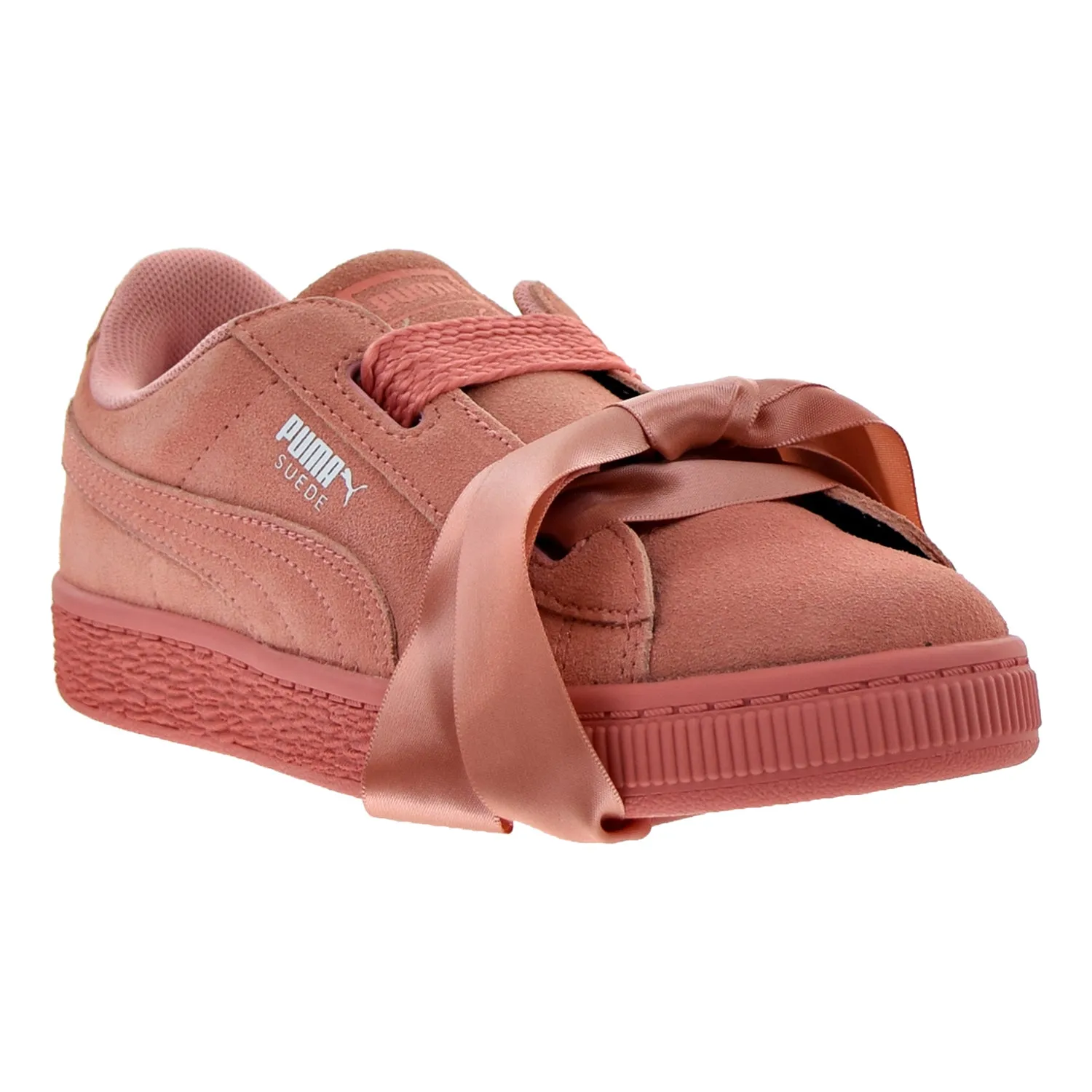 Puma Suede Heart Little Kid's Shoes Desert Flower/Puma White