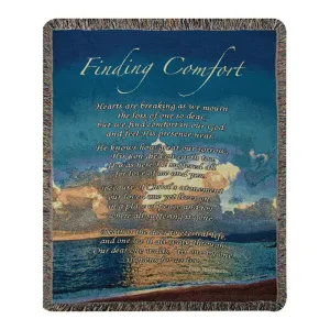 "Finding Comfort" Tapestry Throw