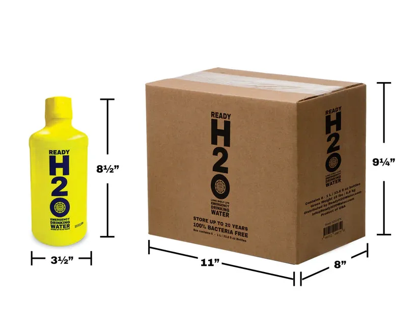 Ready H2O Emergency Drinking Water 20 year Shelf Life