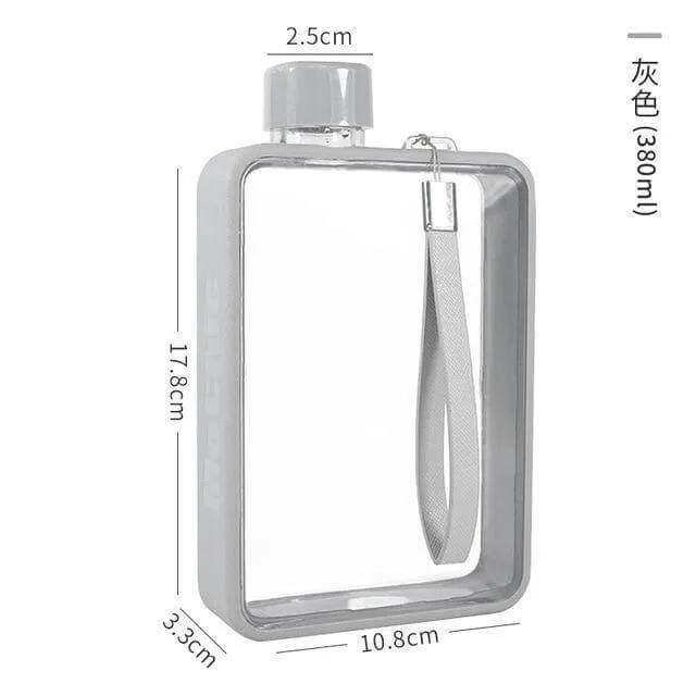 Rectangular Flat Transparent Leak-proof Thermos