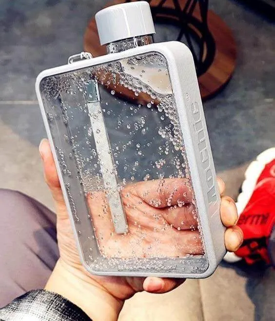 Rectangular Flat Transparent Leak-proof Thermos