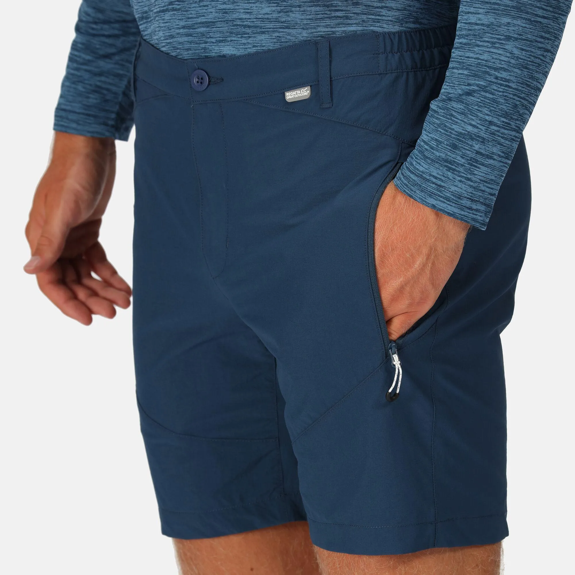 Regatta Mens Highton Mid Length Stretch Walking Shorts