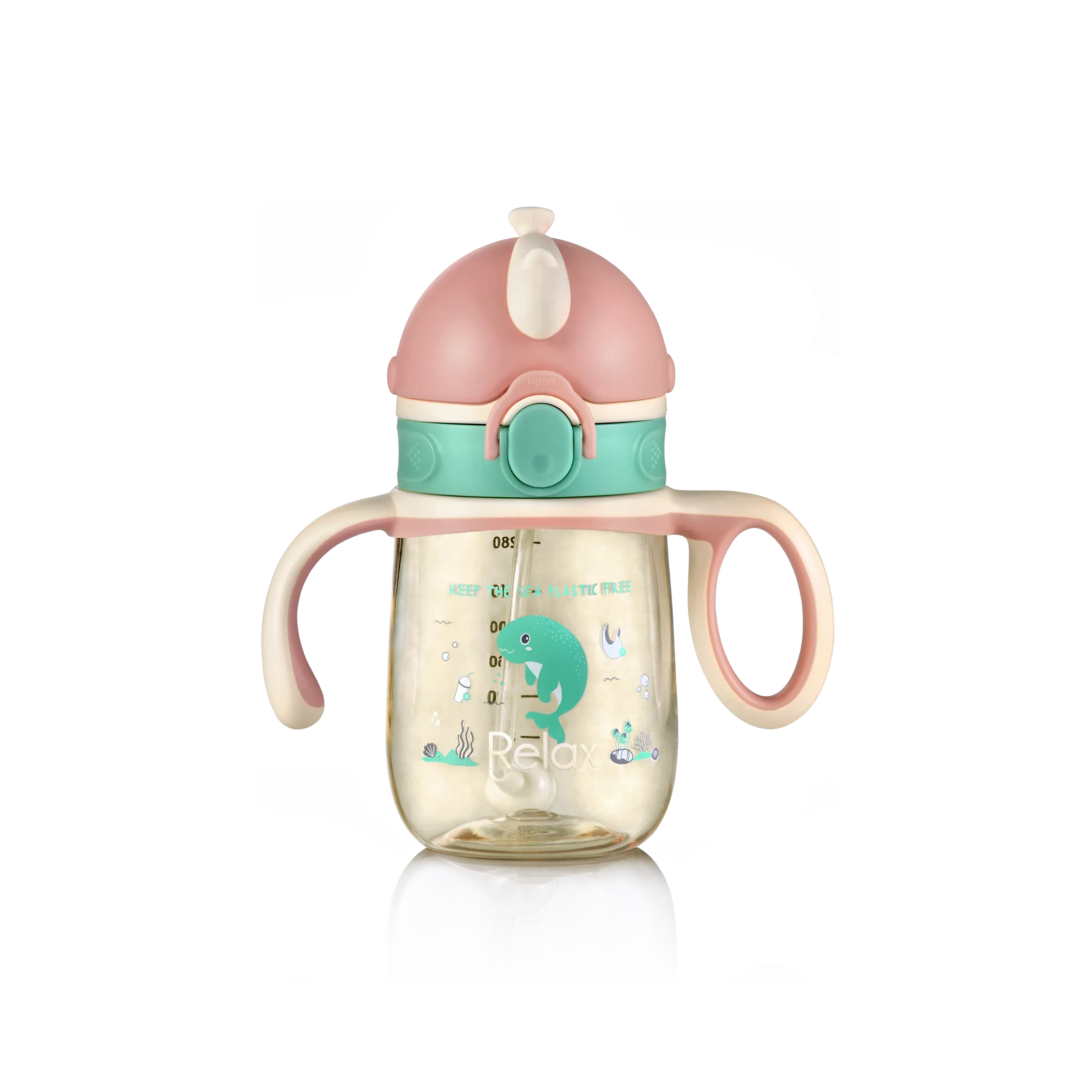 RELAX 280ML AMORE PPSU KIDS STRAW CUP - HELENE