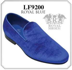 Royal Shoes Royal Blue Velvet Shoe 9200