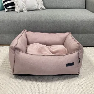 SAMPLE SALE: Luxe Trim Pink High Side  Bed - Small