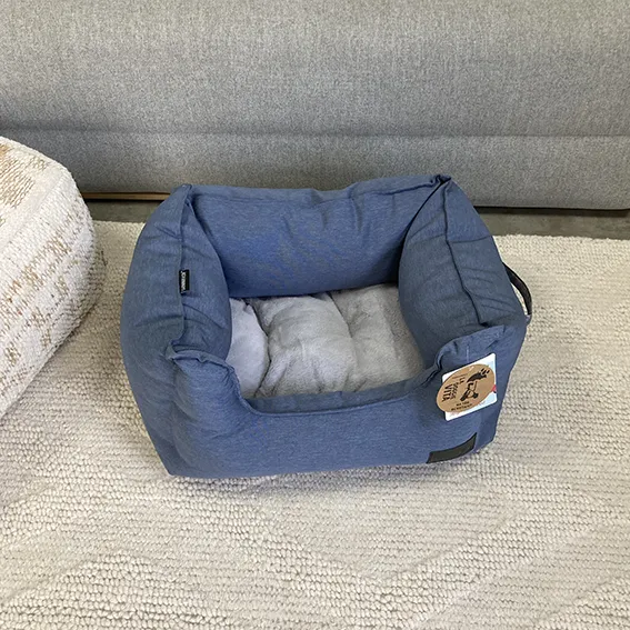 SAMPLE SALE: Water Resistant Slate High Side Square Bed