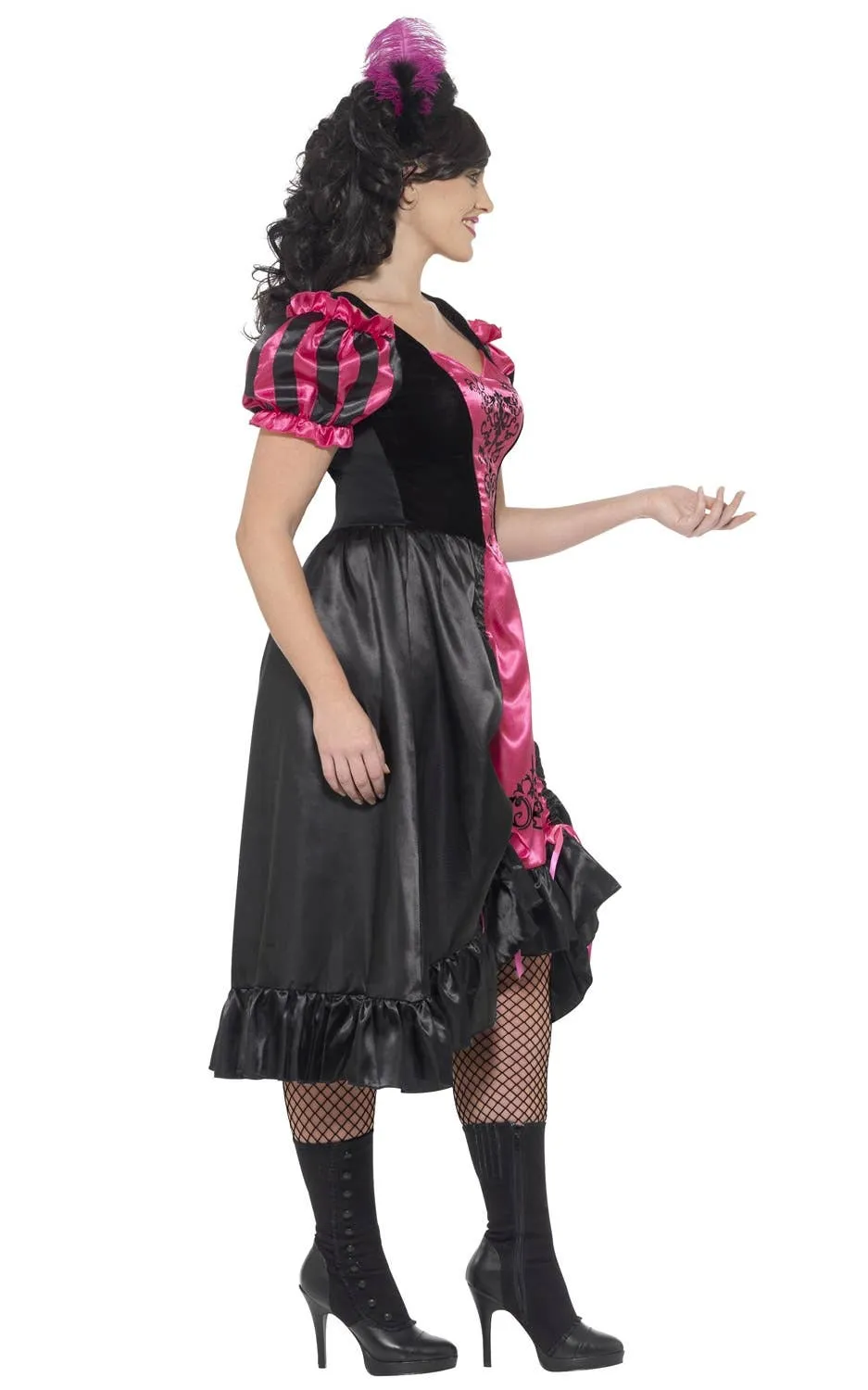 Sassy Saloon Girl Plus Size Womens Costume