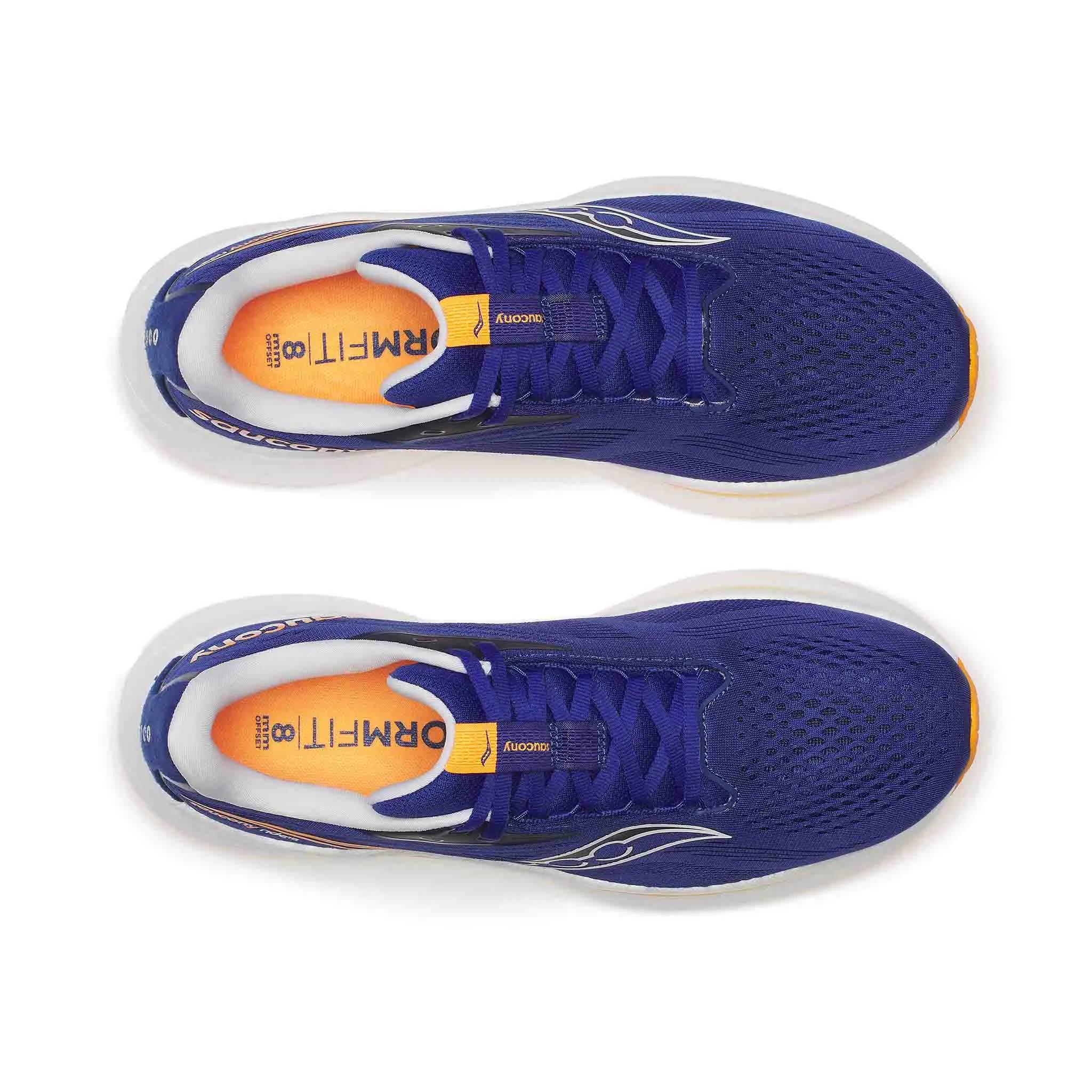 Saucony | Men's Ride 18 Running Shoes - Azurite/Peel