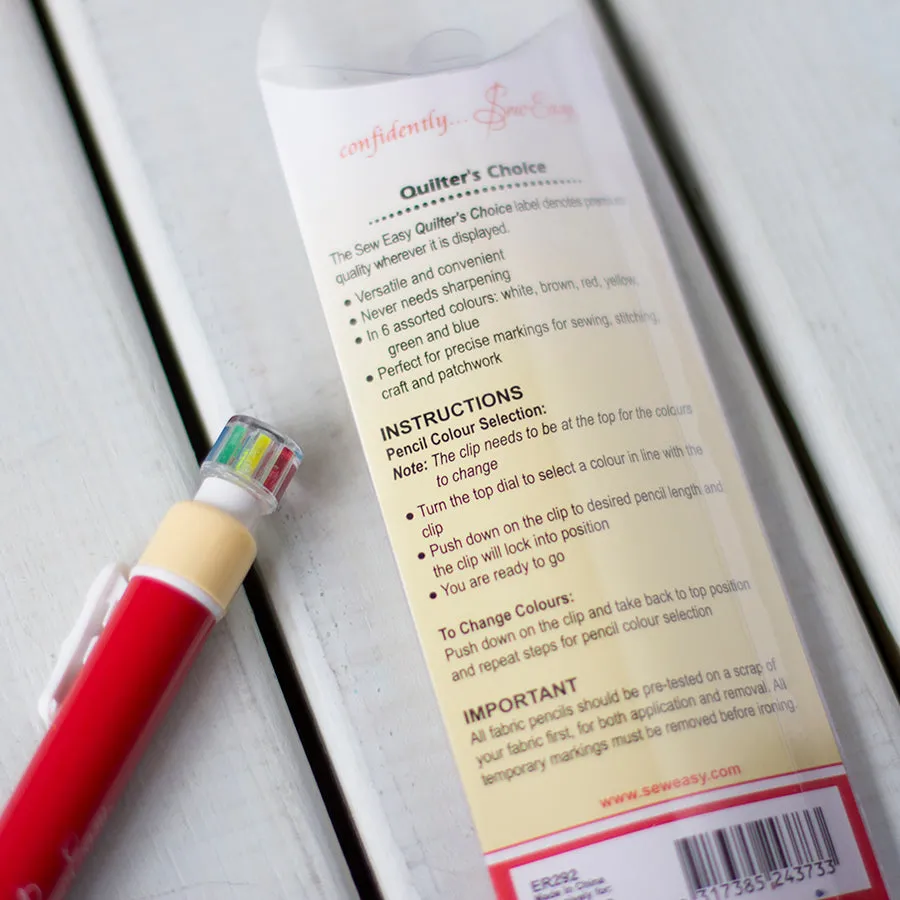 Sew Easy Water Soluble Marking Pencil