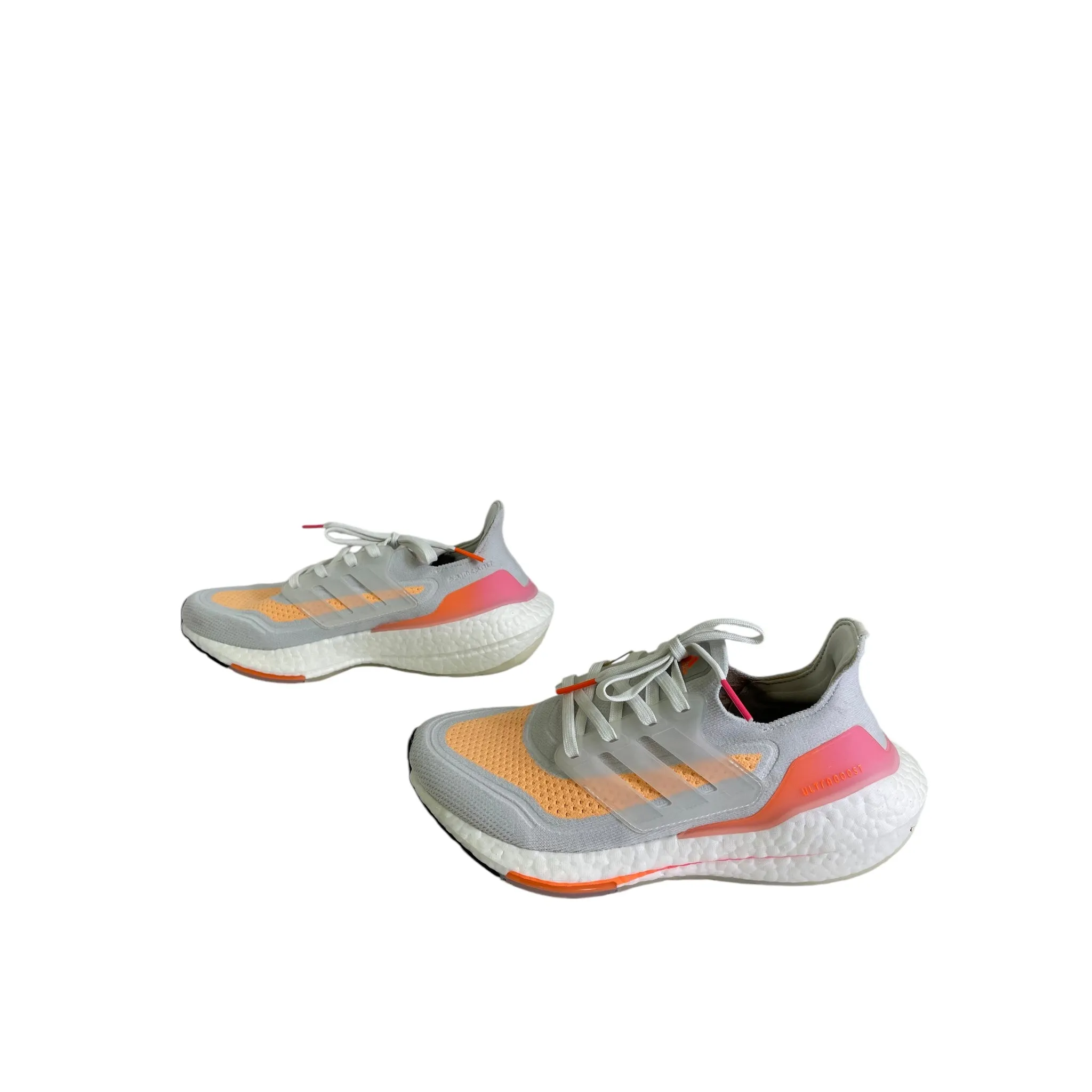 Shoes Athletic By Adidas In Orange & White, Size:6.5