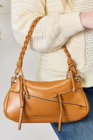 SHOMICO - Braided Strap Shoulder Bag