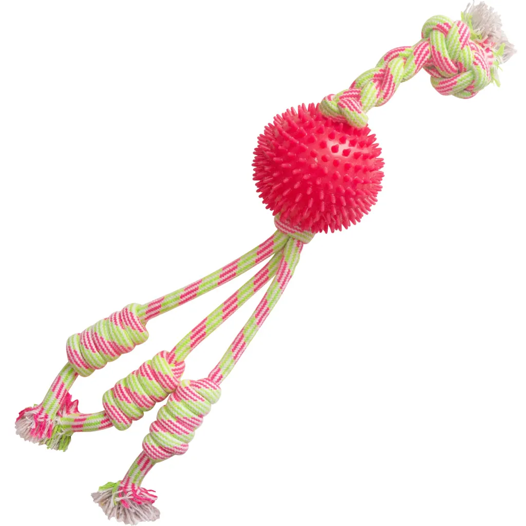 Snugarooz Feel'n Spikey Dog Plush Toy (23") assorted colors