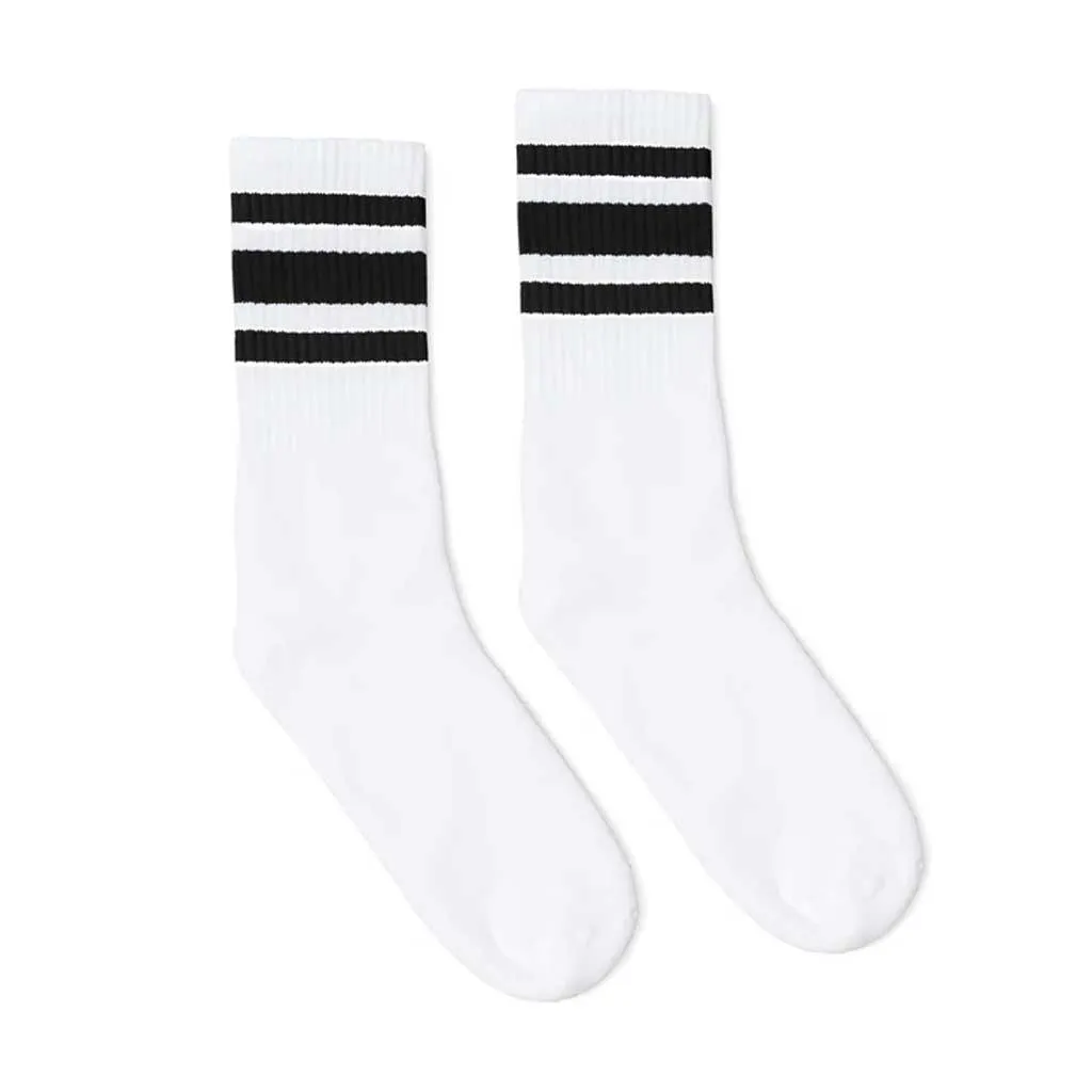 Socco All American Crew Socks - White/Black