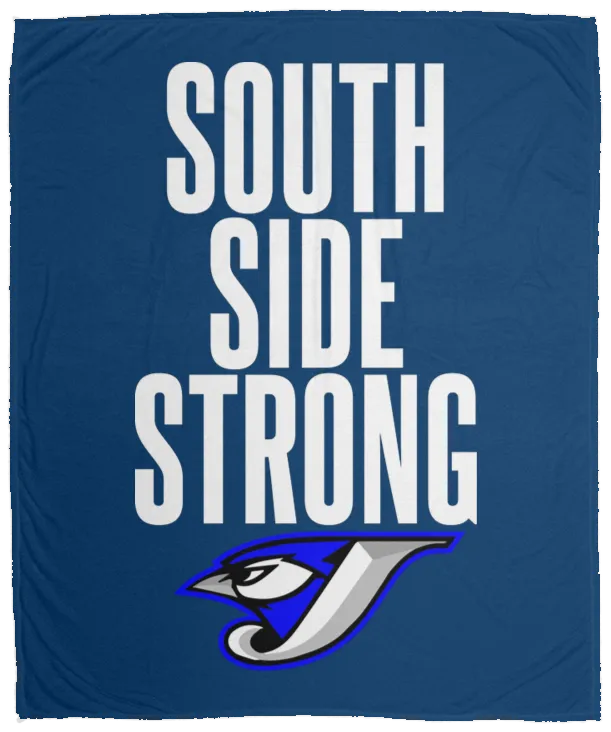 South Side Strong Football VPM Cozy Plush Fleece Blanket - 50x60