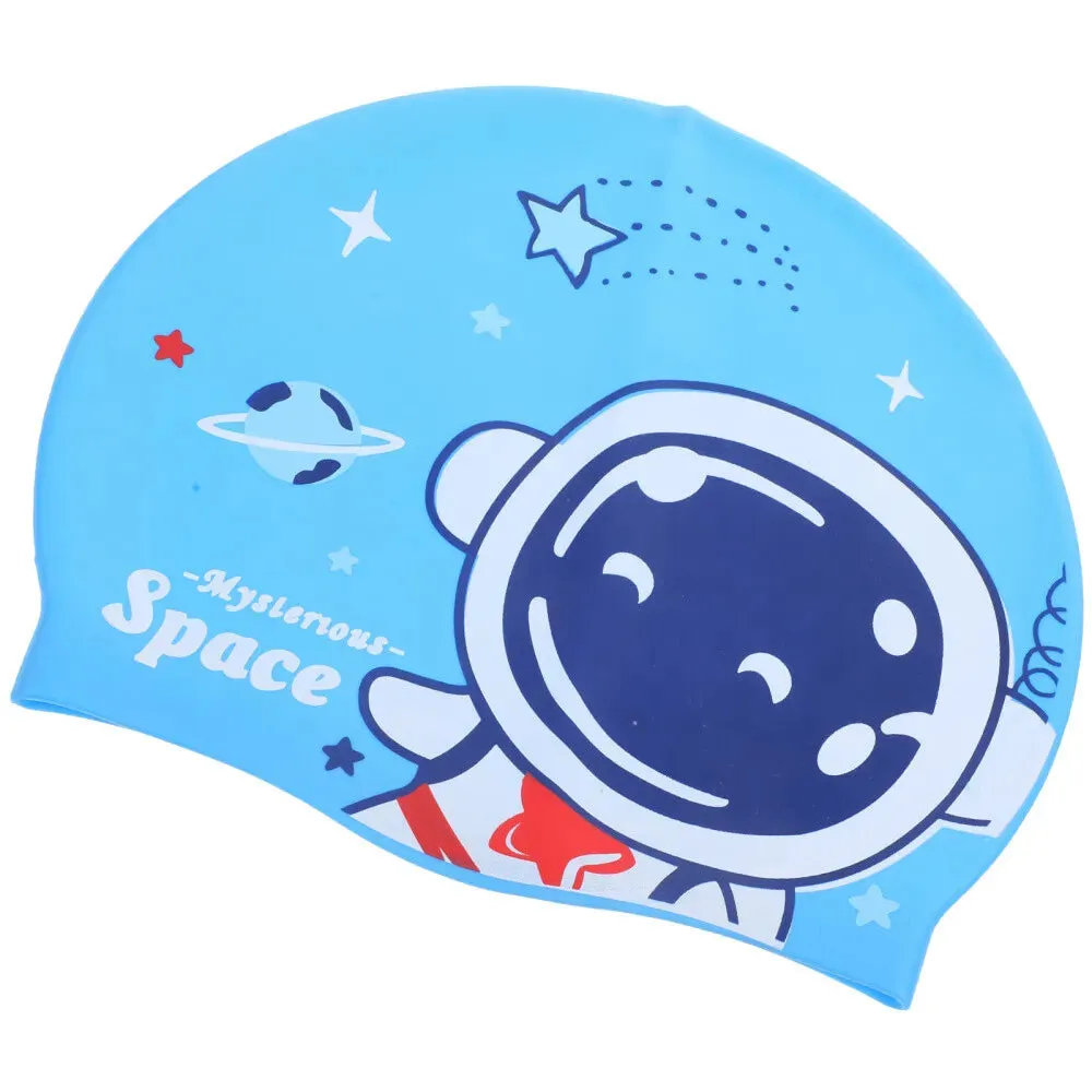 Space Silicon Swim Cap