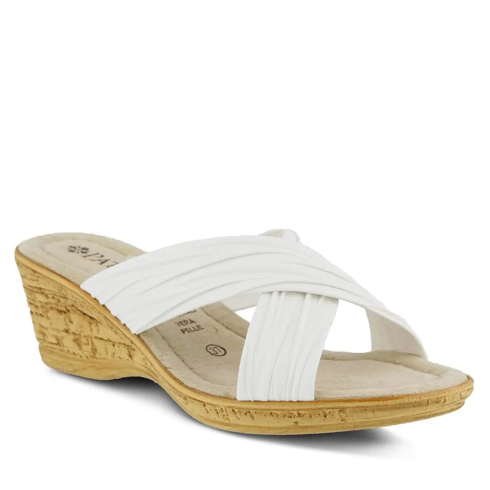 Spring Step Shoes Patrizia Women's Cork Wedge Slide Sandal