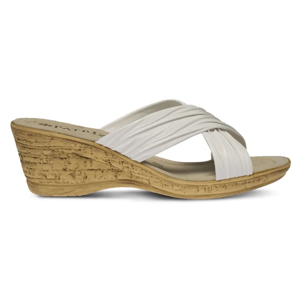 Spring Step Shoes Patrizia Women's Cork Wedge Slide Sandal