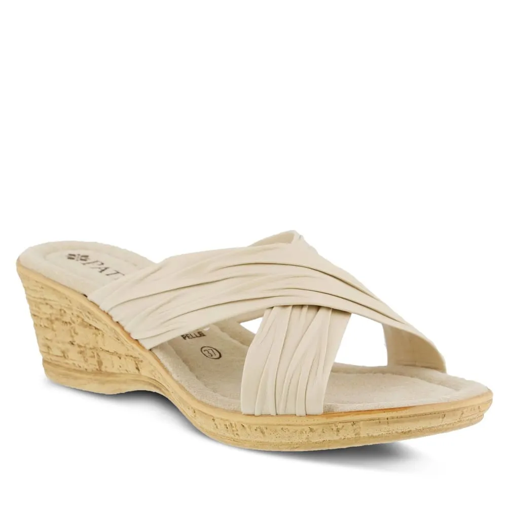 Spring Step Shoes Patrizia Women's Cork Wedge Slide Sandal