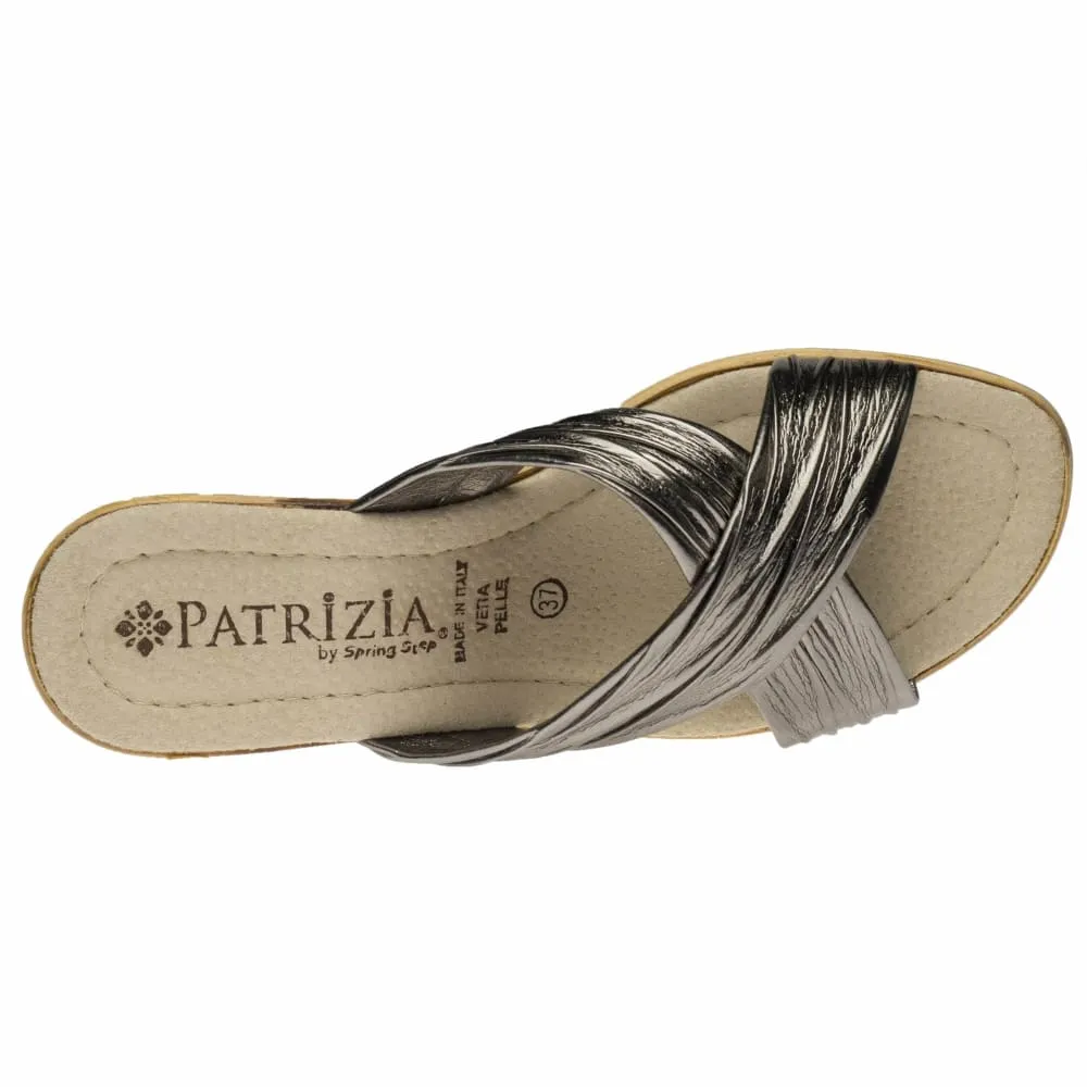 Spring Step Shoes Patrizia Women's Cork Wedge Slide Sandal