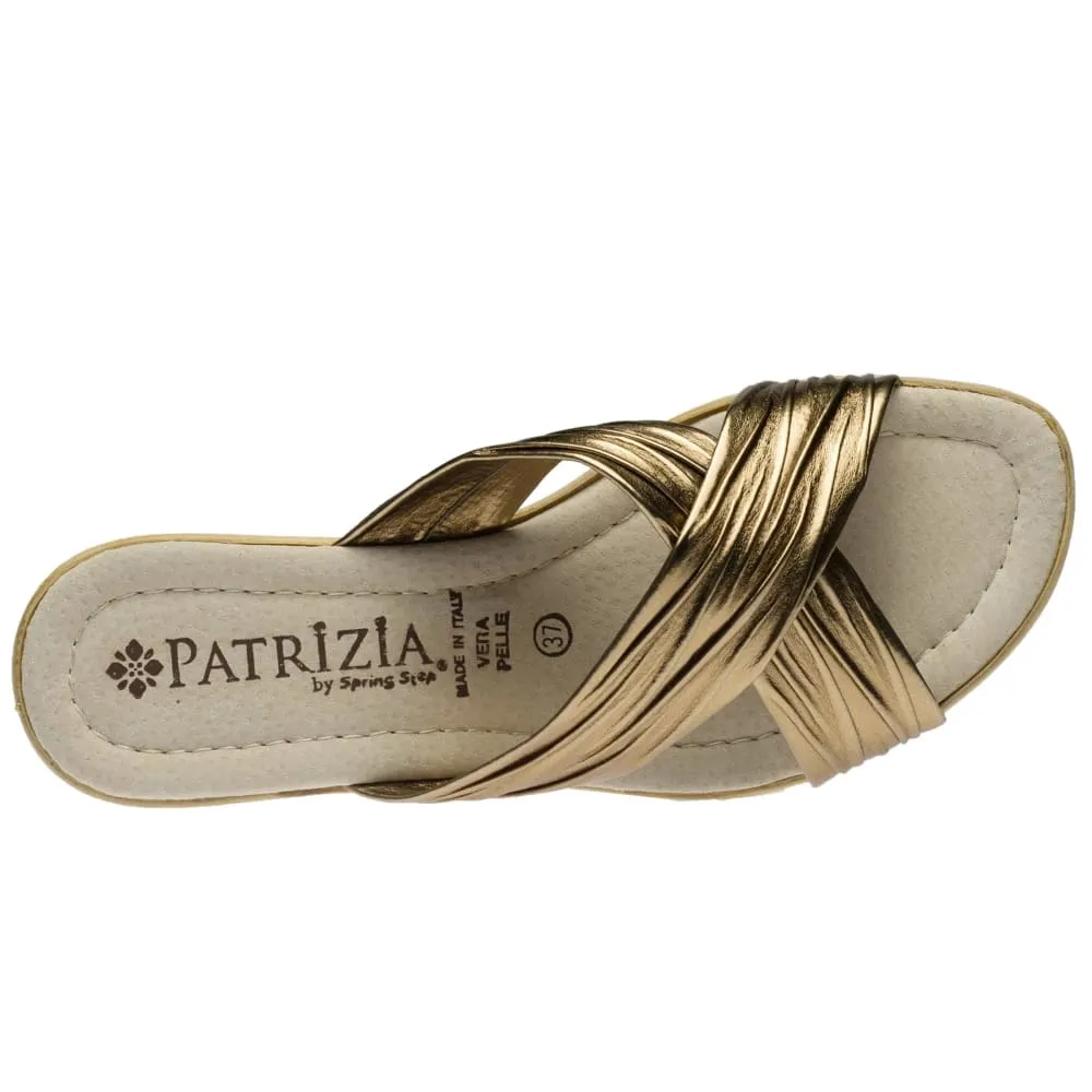 Spring Step Shoes Patrizia Women's Cork Wedge Slide Sandal