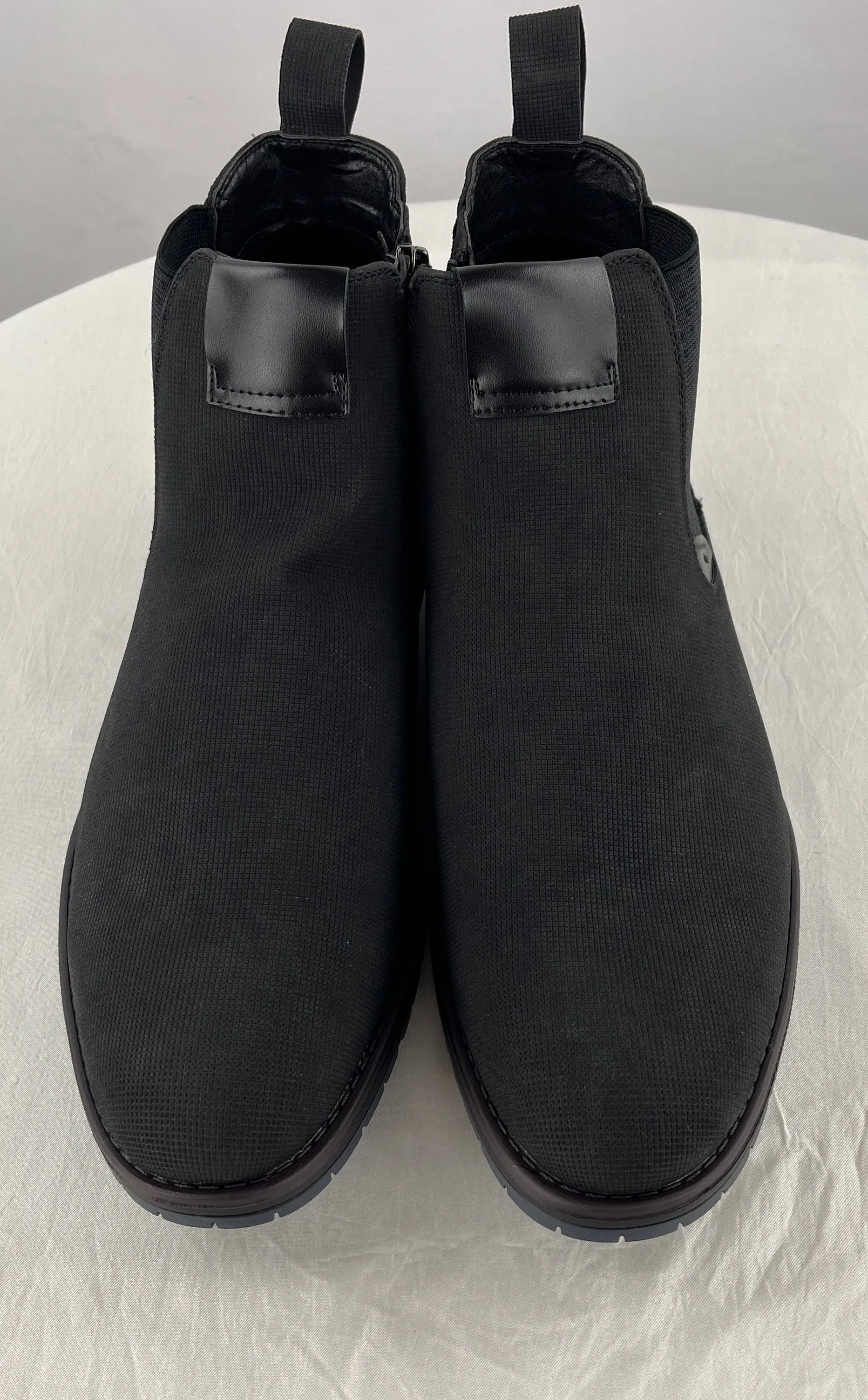 Stacy Adams Men's Oakhurst Black Chelsea Boots Size 9M NIB