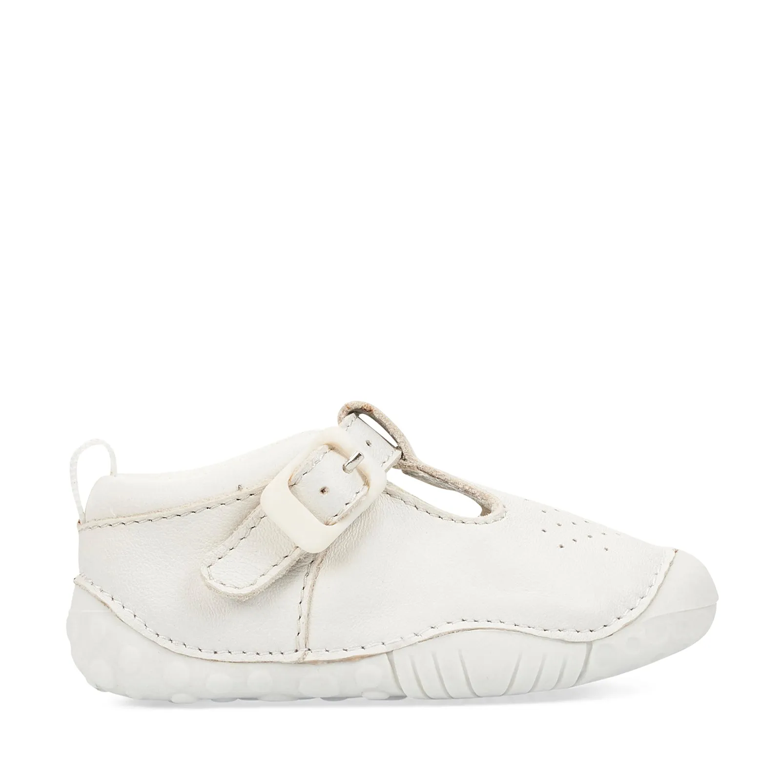 Start-rite Baby Jack Infant Girls Boys White Pre-Walker Shoe