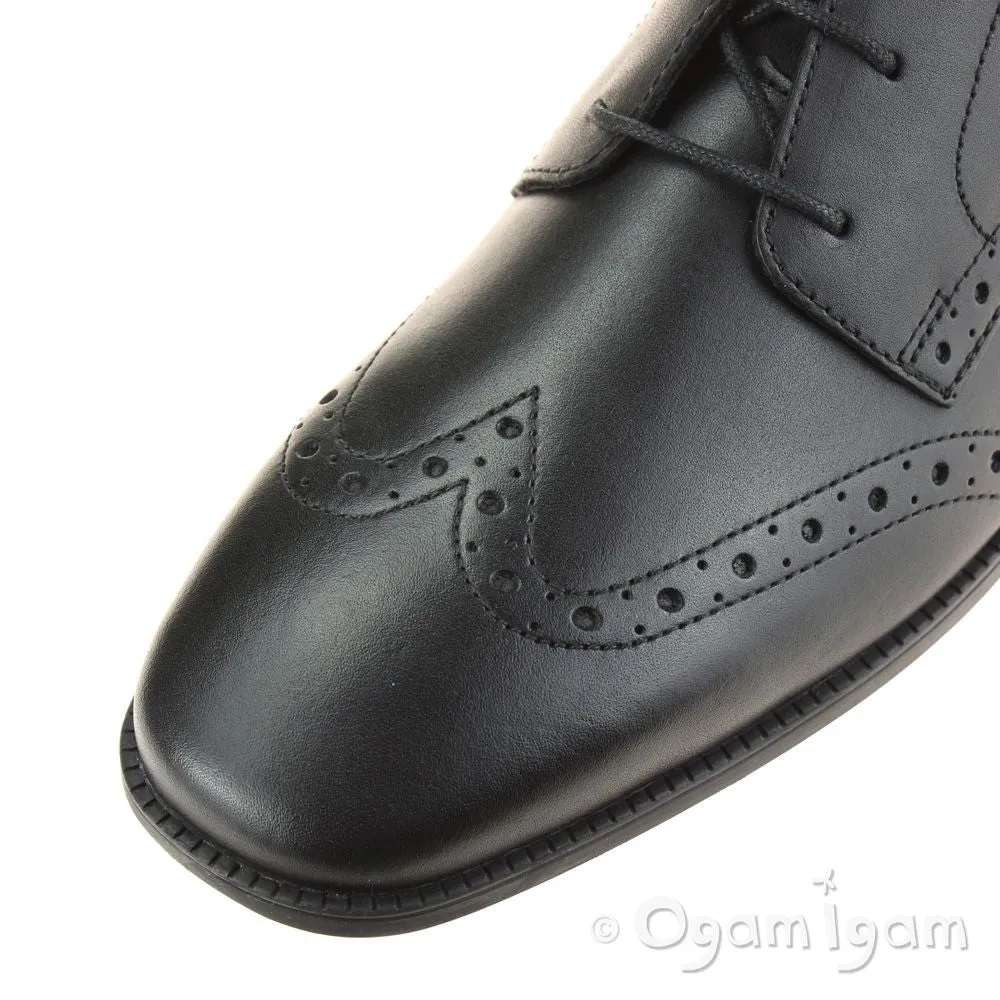 Start-rite Tailor Boys Black School Shoe