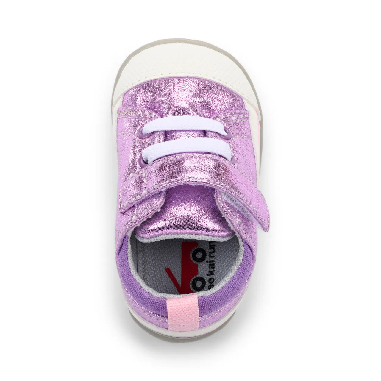 Stevie II (First Walker) Infant Shoe - Purple Glitter