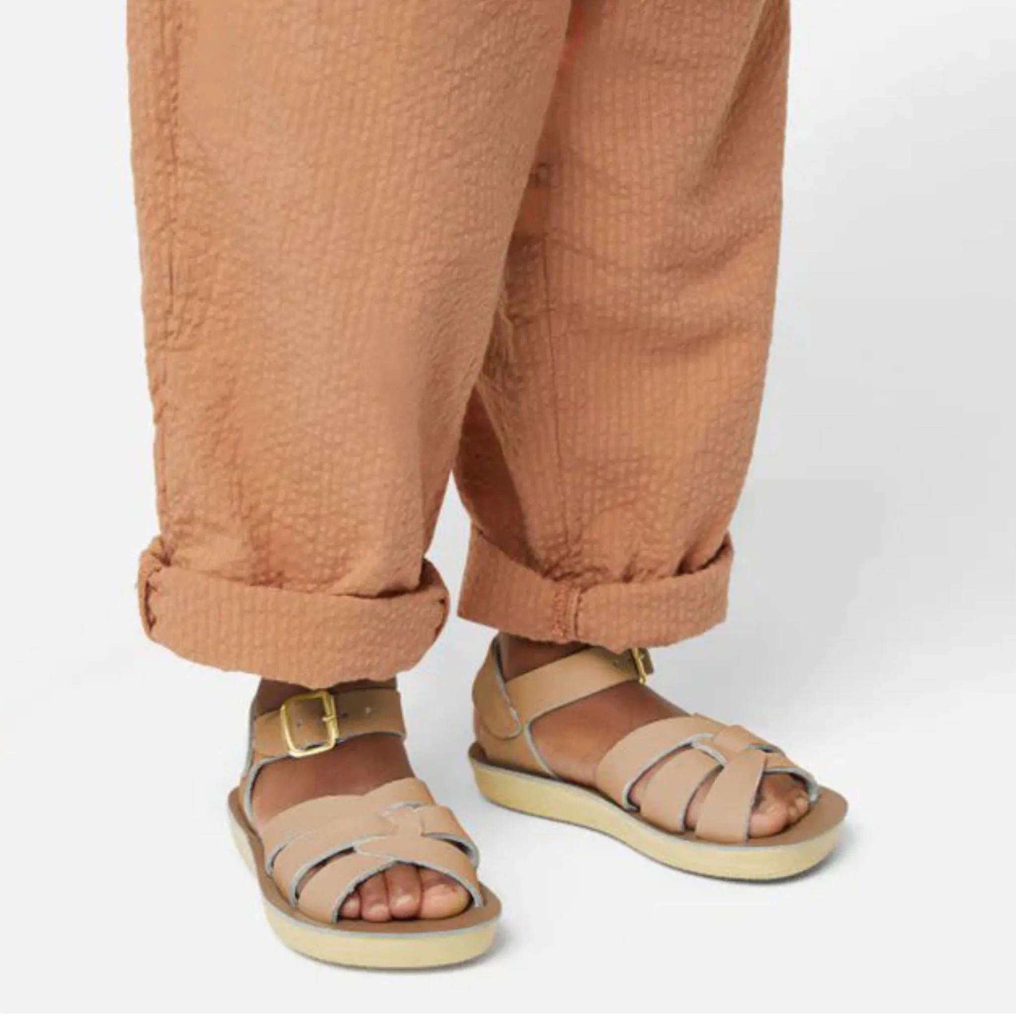 Swimmer Kids Sandals - Latte