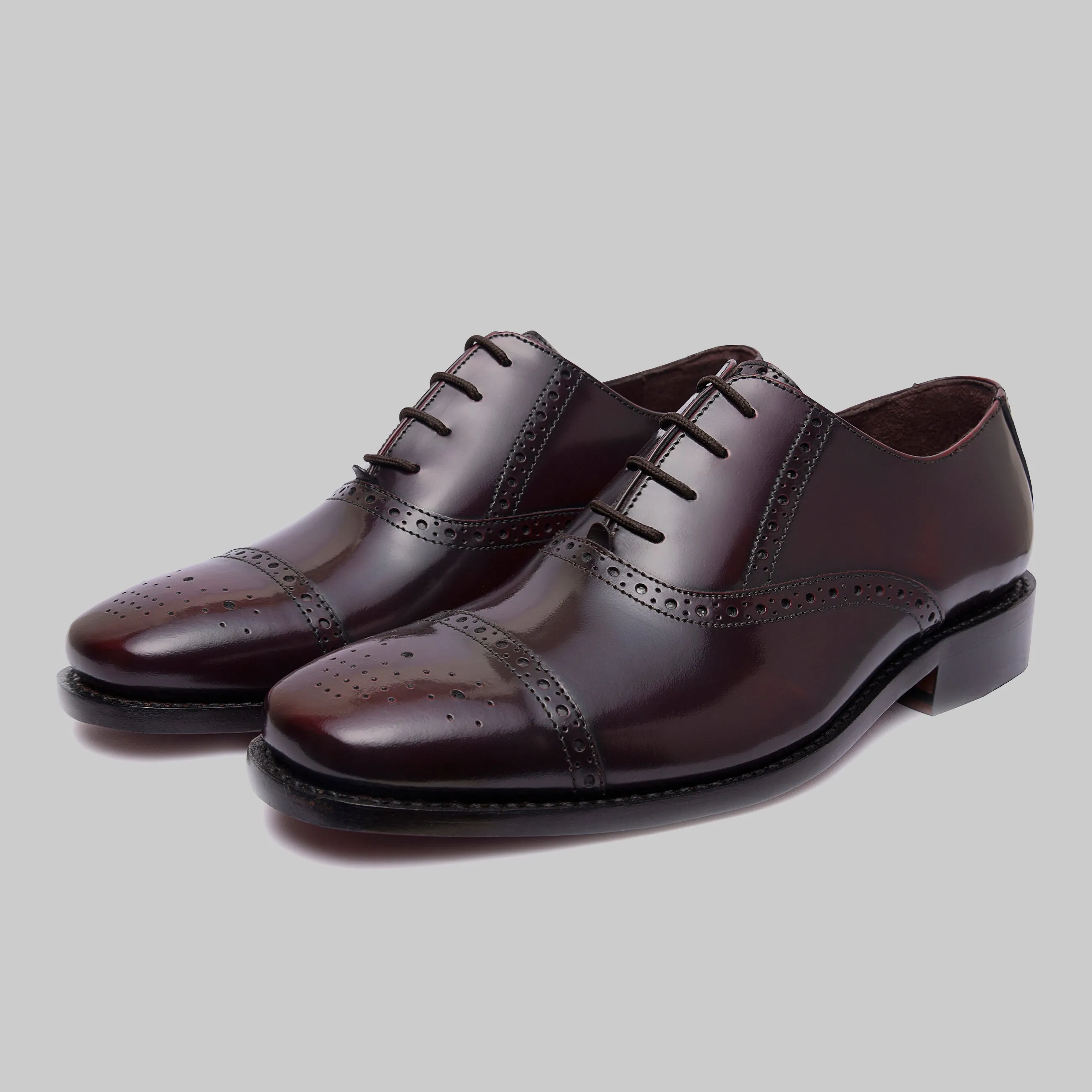 Tallon Goodyear Welted Cap Toe Wingtip Oxford Dress Shoes