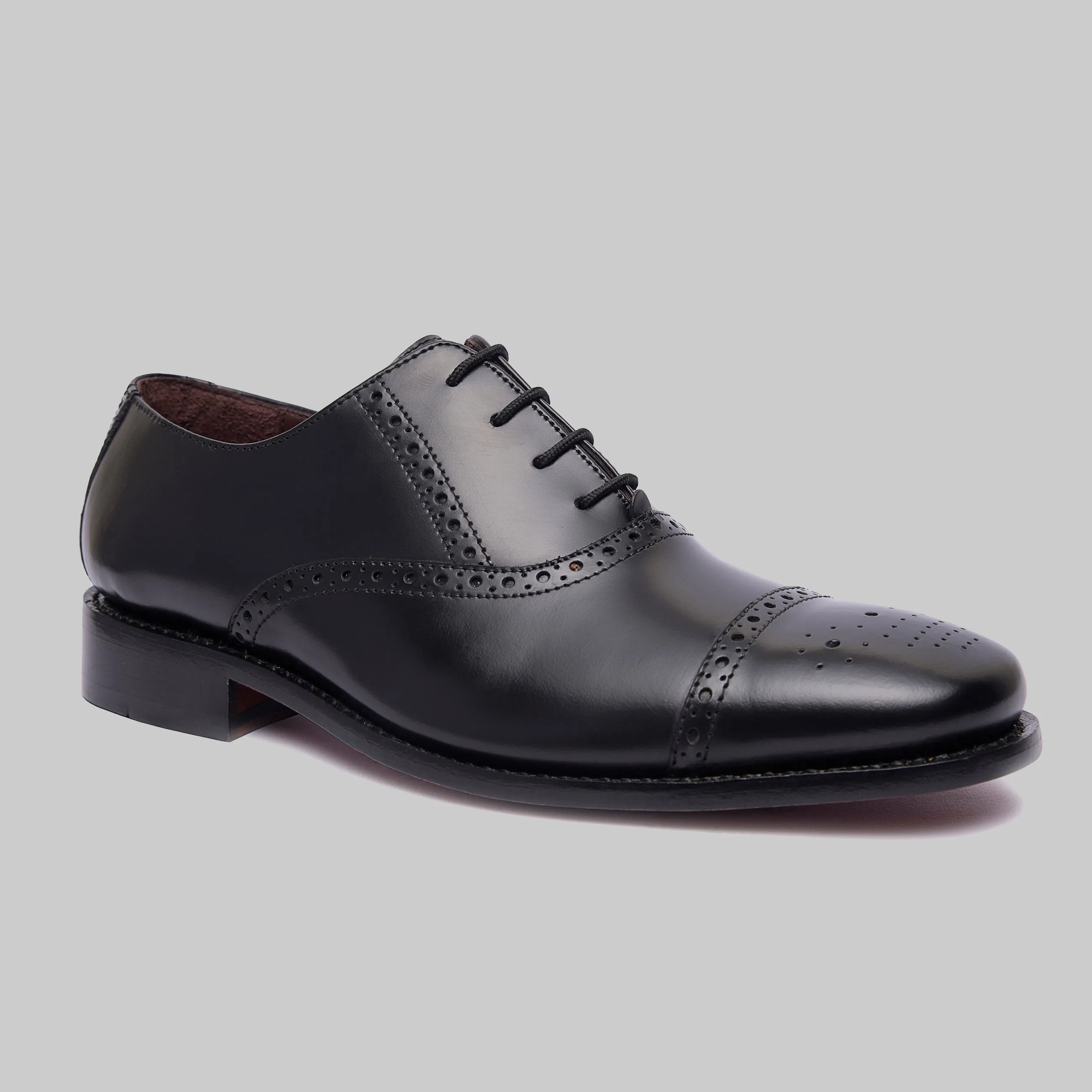 Tallon Goodyear Welted Cap Toe Wingtip Oxford Dress Shoes