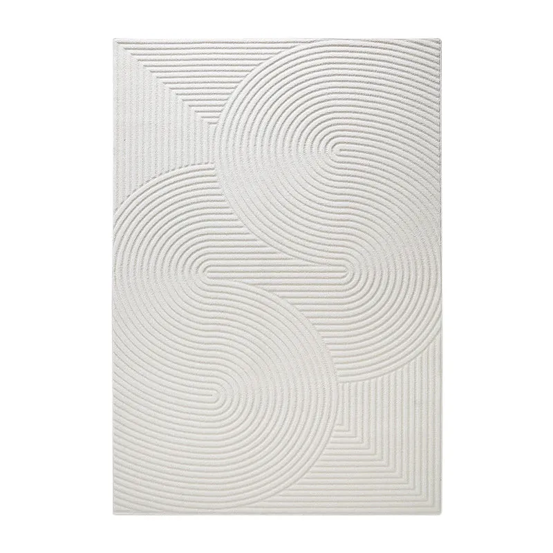 Texturised Cream Woven Rug