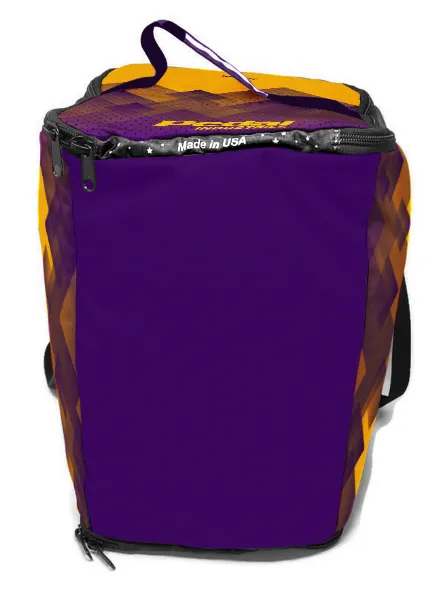 Thompson HS Warriors MTB 2023 CYCLING RACEDAY BAG™ - PLAIN - PURPLE AND GOLD