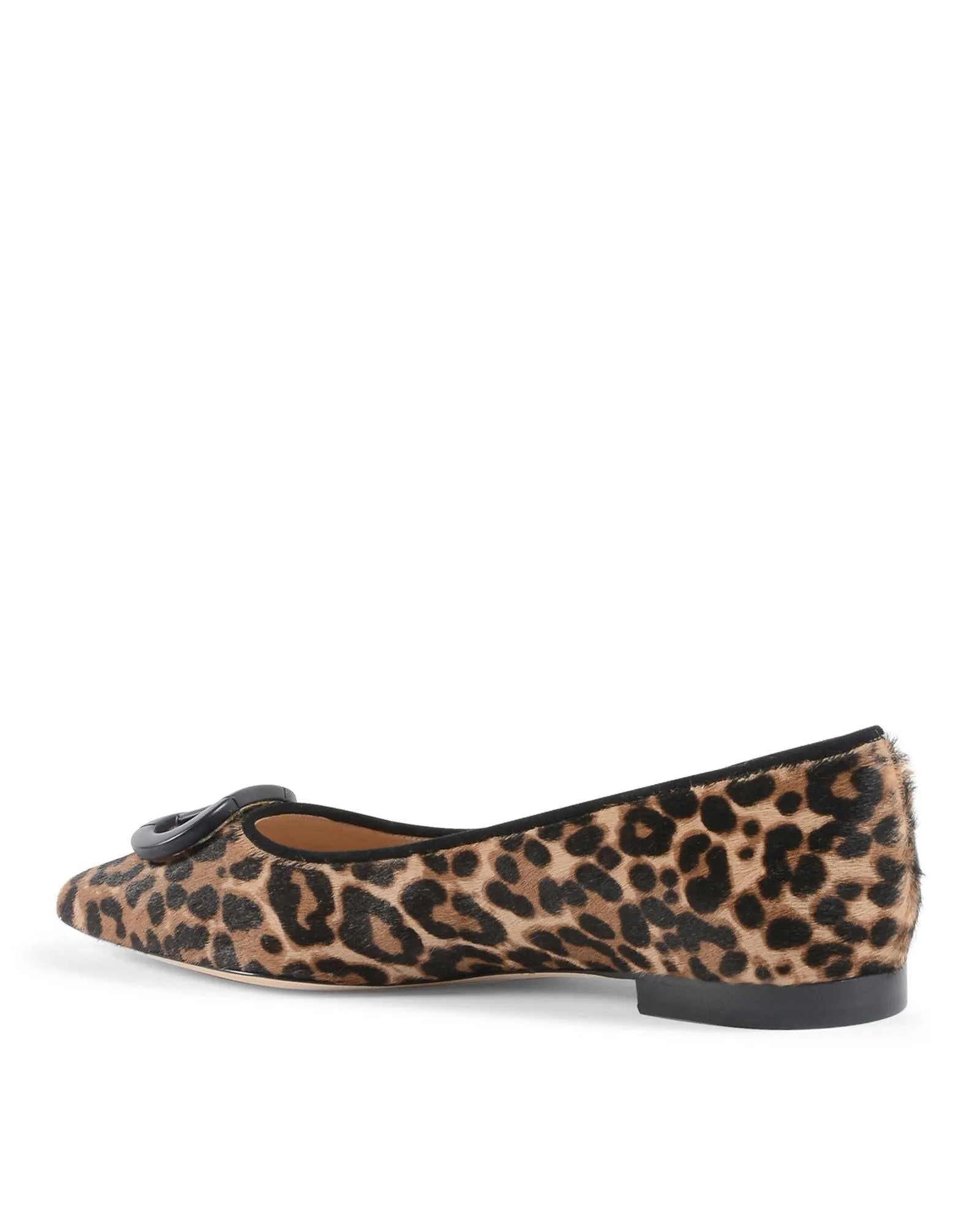 Tone-on-Tone Animal Print Ballet Flats