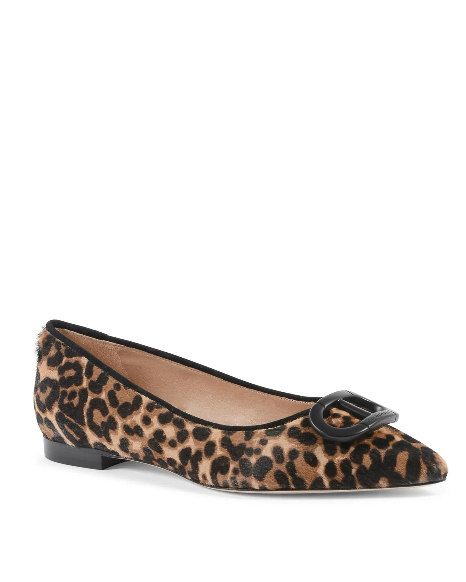 Tone-on-Tone Animal Print Ballet Flats