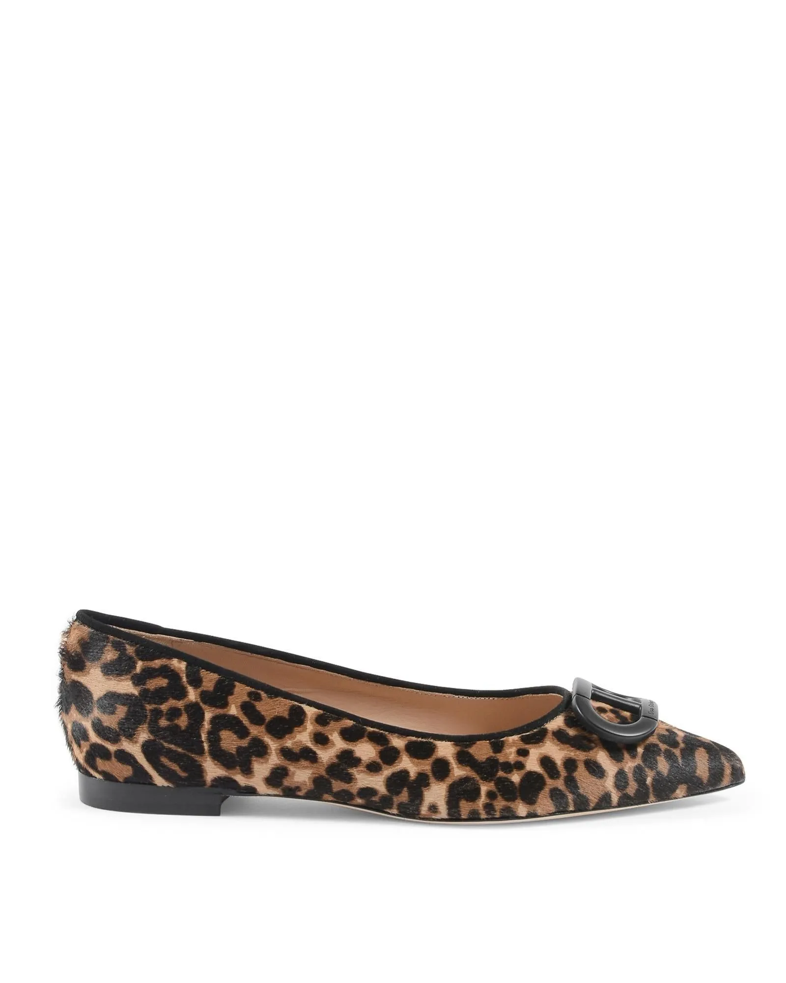 Tone-on-Tone Animal Print Ballet Flats