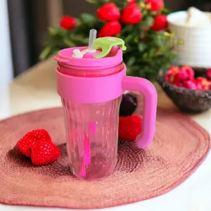 Transparent Portable Handle Coffee Mug