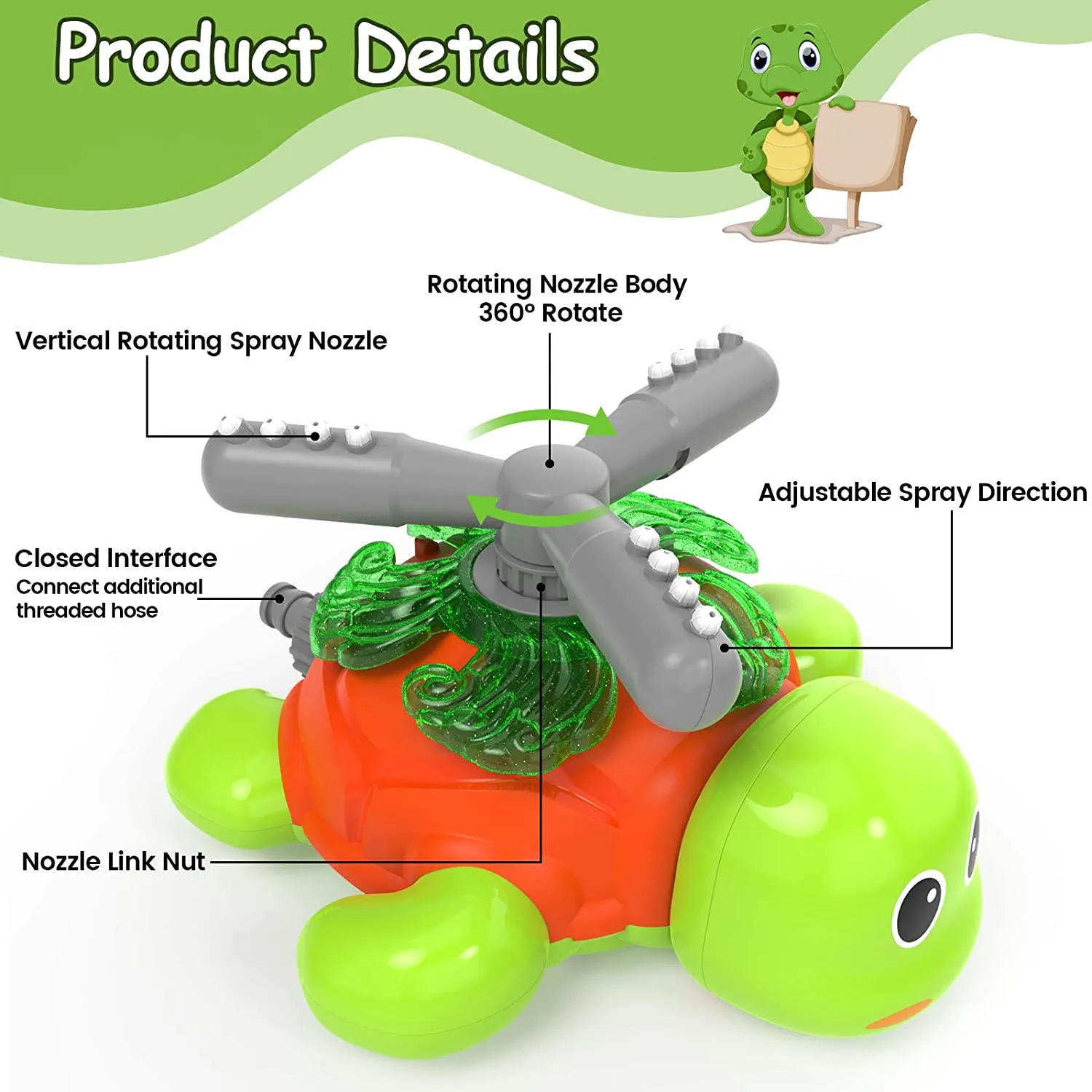 Turtle Water Sprinkler