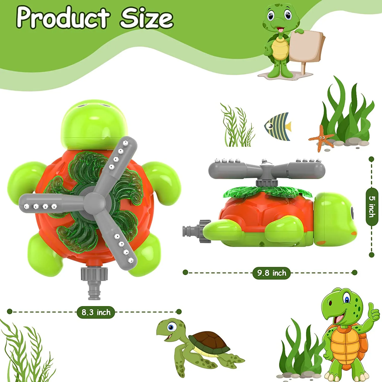 Turtle Water Sprinkler