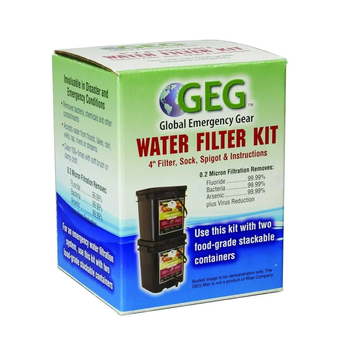 Ultimate Water Filtration Bundle for Use with Wise Food Storage Buckets