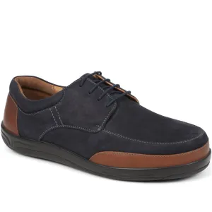 Ultra-wide Leather Lace-up Shoes - PAULO / 323 744